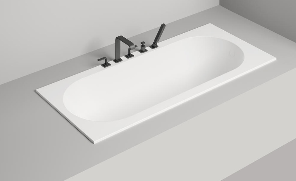 Встраиваемая ванна из камня Salini Ornella 1700 х 700 х 590/610 мм- фото2