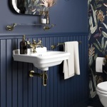 Смеситель Burlington Guild моноблок для раковины, цвет Золото- фото5