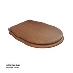 Caprigo Сиденье для унитаза BOHEME, хром- фото