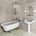 Шторка для ванны Burlington С9 85x145- фото2