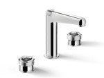 Stella Timeaster Смеситель для раковины на 3 отверстия 3225, с донным клапаном и высоким изливом, цвет: хром- фото