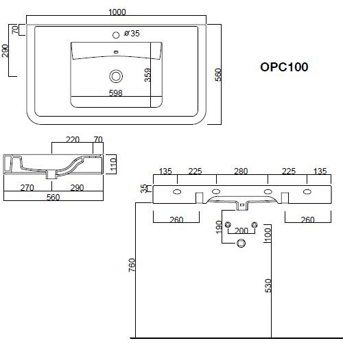  / 100 Cielo Opera OPC100