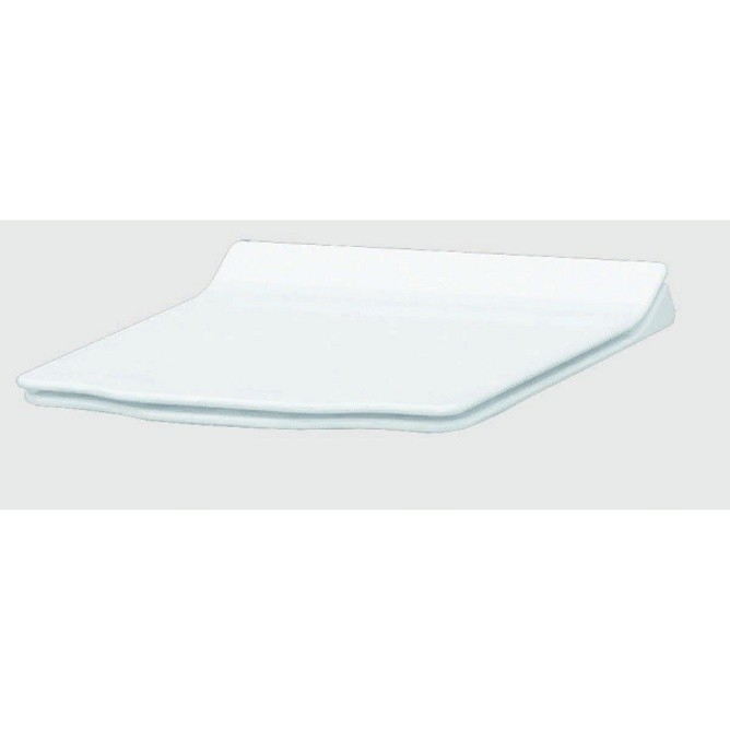 Сиденье белое с микролифтом Boheme Hermitage ультротонкое