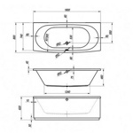 Акриловая ванна Kolpa-san Vip 180- фото2