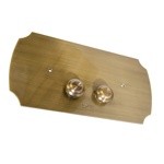 Devon&Devon Клавиша двойного смыва для, цвет: бронза- фото