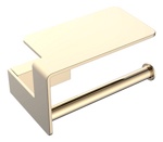 Boheme Держатель туал.бумаги с полкой Q, золото- фото