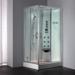 Гидромассажная кабина  EAGO DZ954 F8 1000*800*2360мм правая БЕЛОЕ СТЕКЛО- фото