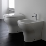 Биде напольное 37x51 Globo Genesis GE010.BI- фото