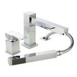 Смеситель на борт ванны на 3 отверстия Migliore Kvant ML.KVT-2755.CR- фото5