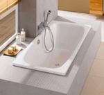 BETTE Steel Duo Ванна 190*90*45 см с шумоизоляцией, с покрытиями Glaze Plus и анти-слип, цвет: белый- фото