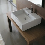 Раковина подвесная/встраиваемая 60x50 Globo Classic SCQ61.BI - фото