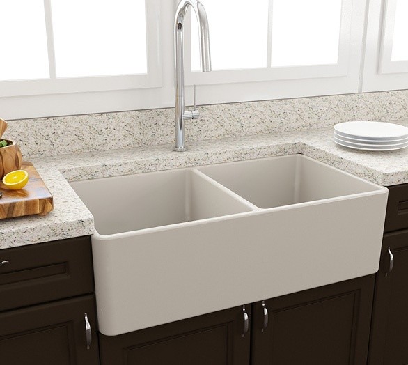 Кухонная раковина Bocchi CLASSICO 33D на 2 чаши, 80см- фото