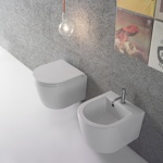 Биде подвесное 36x43 Globo Forty3 FOS12.BI- фото