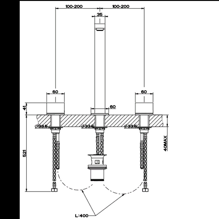 Gessi Rettangolo T     3 ,   ,   203, : 