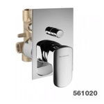 Palazzani Mis встроенный смеситель для ванны и душа в комплекте хром- фото