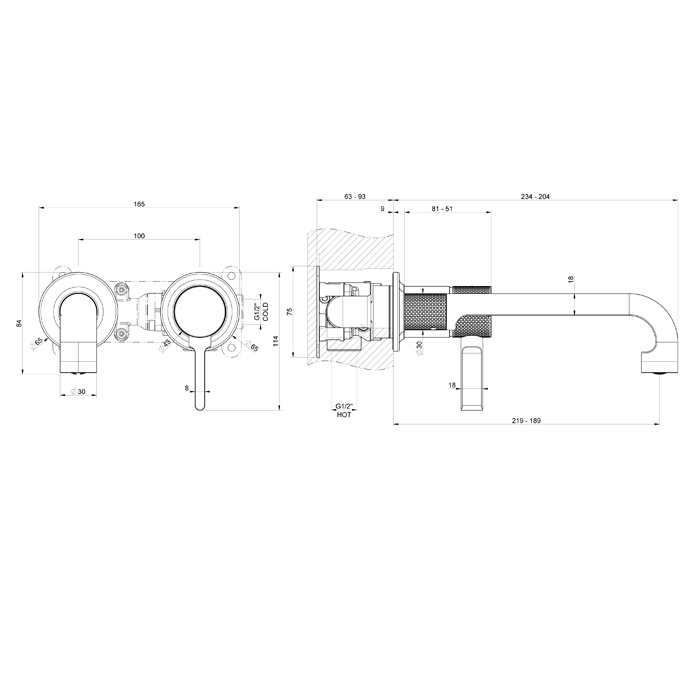 Gessi Inciso-     ,   . : black XL