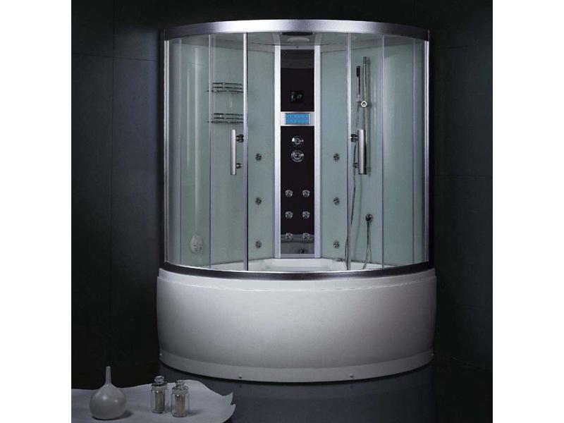 Гидромассажная кабина Eago DA325F3 1350х1350х2220мм  ЗЕРКАЛО+АЭРОМАССАЖ