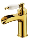 Смеситель для раковины Boheme Vogue Medici 211/Золотой