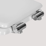 TW Bristol Сиденье для унитаза soft-close белый/хром- фото3