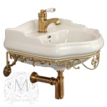 Консоль подвесная Migliore 55см золото