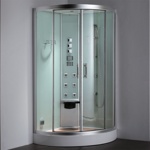 Гидромассажная кабина EAGO DZ951 F8  900x900x2300мм   БЕЛОЕ СТЕКЛО- фото