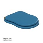 Caprigo BORGO Сиденье для унитаза BORGO, эмаль/бронза- фото