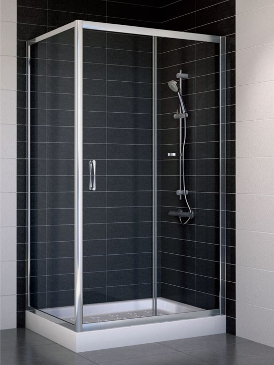 Душевая Кабина Vegas ZP+ZPV 100х70 профиль:белый стекло: прозрачное- фото