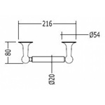 Devon&Devon New York Бумагодержатель, золото- фото2