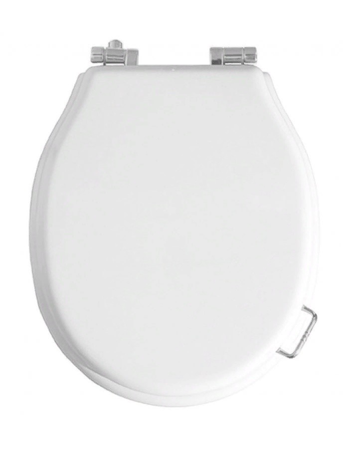 Сиденье белое с микролифтом Boheme Puro - фото