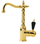 Смеситель для умывальника, высокий Boheme Tradizionale Nero Gold 252 - фото