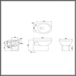 Унитаз Burlington P10 подвесной- фото2