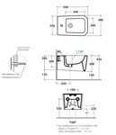 Биде подвесное 54x36 Globo Stone SSSN9.BI - фото2