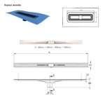 Линейный трап Berges Wasserhaus Simpel 60- фото4