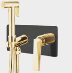 Гигиеническая лейка со смесителем Boheme VENTURO 387-B- фото