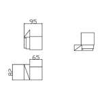 Boheme Стакан для зуб.щеток NEW VENTURO, золото/черный- фото2