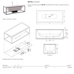 Bette Lux SHAPE Ванна прямоугольная на черном каркасе 190x90x45см покрыта эмалью снаружи и изнутри, BetteGlasur® Plus, цвет: белый- фото3
