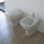 Биде напольное 37x55 Globo Genesis GE009.BI- фото