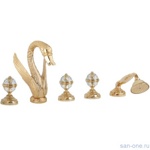 LUXOR Смеситель на борт ванны, на 5 отв.- фото