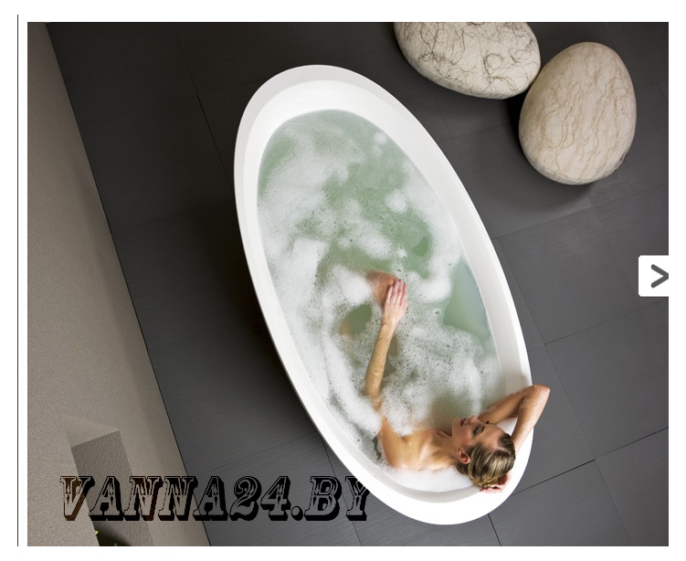 Ванна каменная Balteco Senzo, 1800x900 (интегрированный слив-перелив)