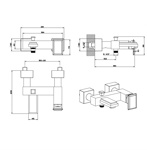 Gessi Eleganza Смеситель однорычажный для ванны с автоматическим переключателем ванна/душ, цвет: золото- фото2