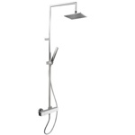 Palazzani Track душевая система с термостатическим смесителем и верхним душем - фото