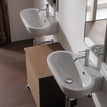 Раковина подвесная 60x37 Globo Bowl SB060.BI 