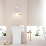 GSI Sand Раковина напольная 55х38х85 см, слив в стену и в пол, цвет белый- фото2