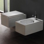 Биде подвесное 33x54 Globo Classic SCS09.BI - фото