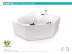 Акриловая ванна Aquatika Серена 140x140x57h- фото