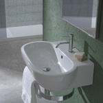 Раковина подвесная 70x46 Globo Bowl SC070.BI 