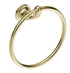 Полотенцедержатель круглый Burlington Guild одинарный, цвет Золото- фото