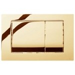 Клавиша двойная h163x243 для встроенного бачка, инсталляции ML.PLC-27.051