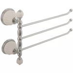 Полотенцедержатель тройной поворотный 35см Olivia- фото