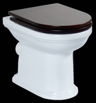 Унитаз напольный Migliore Flavia, ВЫПУСК В СТЕНУ (БЕЗ КРЫШКИ)